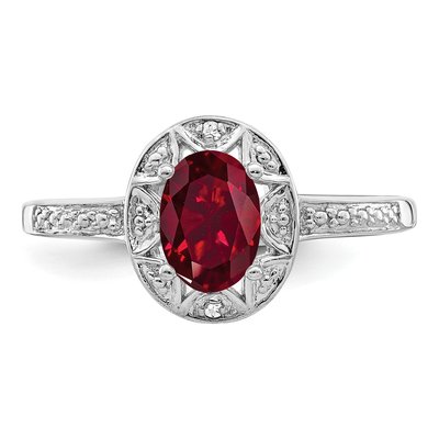 Sterling Silver Diamond Ring – view 5