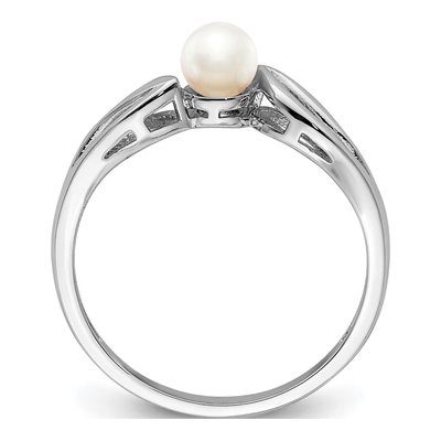 Sterling Silver Freshwater Cultured Pearl Ring – view 2