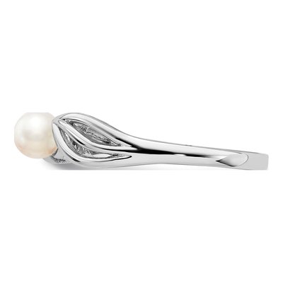 Sterling Silver Freshwater Cultured Pearl Ring – view 3