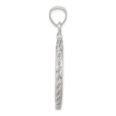 Sterling Silver Coin Bezel Pendant – view 3