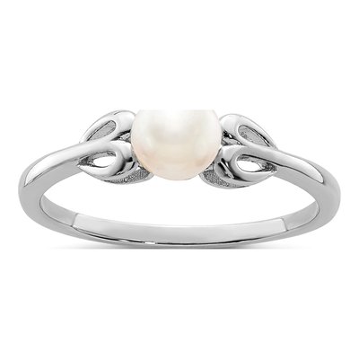 Sterling Silver Freshwater Cultured Pearl Ring