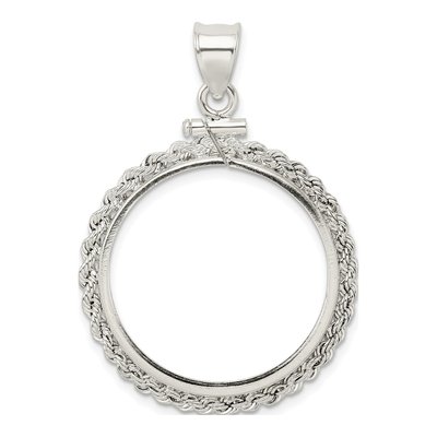 Sterling Silver Susan Anthony Coin Bezel Pendant – view 4