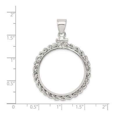 Sterling Silver Susan Anthony Coin Bezel Pendant – view 5