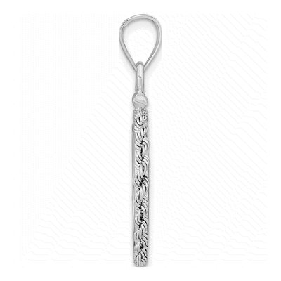 Sterling Silver Screw Top Dime Coin Bezel Pendant – view 3