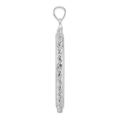 Sterling Silver Coin Bezel Pendant – view 3