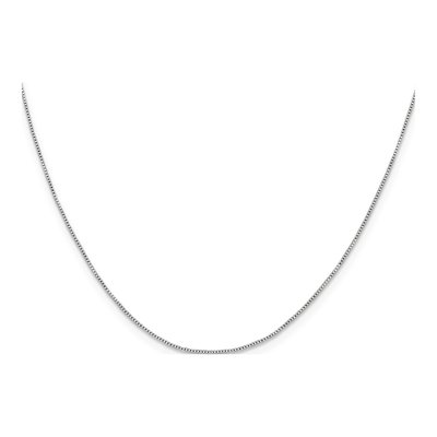 Sterling Silver 0.6mm 6mm Box Chain – view 2