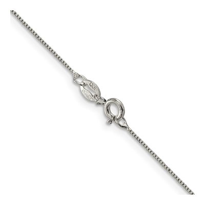 Sterling Silver 0.6mm 6mm Box Chain – view 3