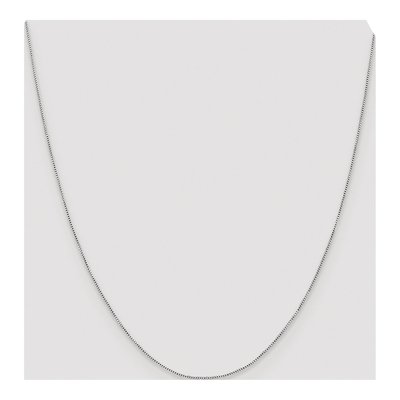 Sterling Silver 0.6mm Box Chain – view 4