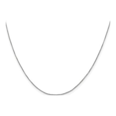 Sterling Silver 0.6mm Box Chain – view 2