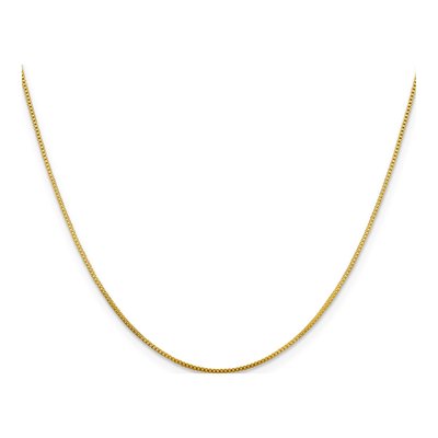 Gold-Plated Sterling Silver 0.8mm Box Chain – view 2