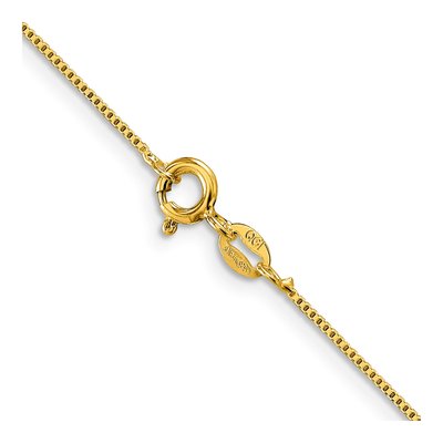 Gold-Plated Sterling Silver 0.8mm Box Chain – view 4