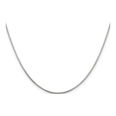 Sterling Silver 0.8mm Box Chain – view 2