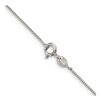 Sterling Silver 0.8mm Box Chain – view 3