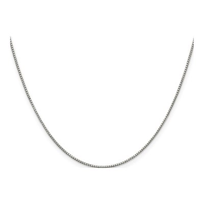 Sterling Silver 0.9mm Box Chain – view 2
