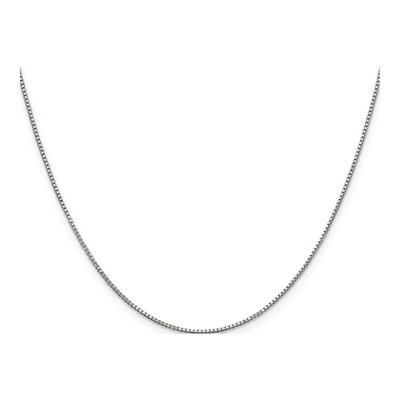 Sterling Silver 0.9mm Box Chain – view 2