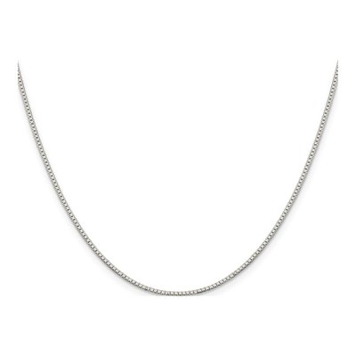 Sterling Silver 1.1mm Box Chain – view 2