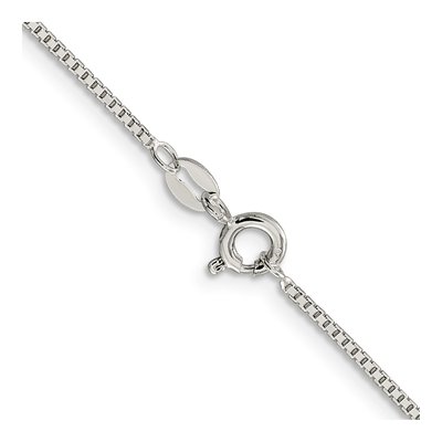 Sterling Silver 1.1mm Box Chain – view 3