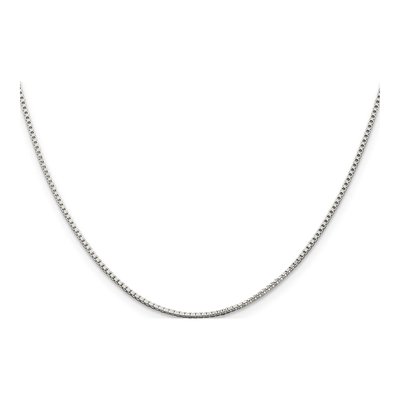Sterling Silver 1.25mm Box Chain – view 2
