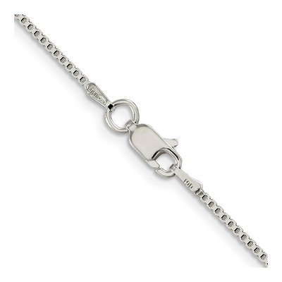 Sterling Silver 1.25mm Box Chain – view 3