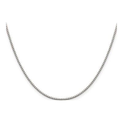Sterling Silver 1.4mm Box Chain – view 2