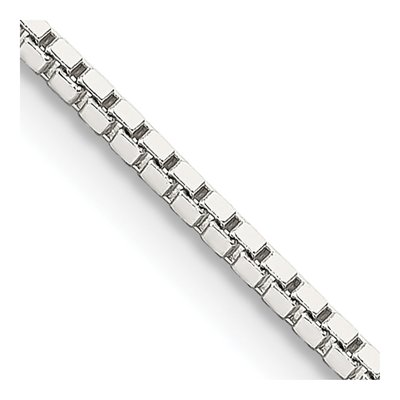 Sterling Silver 1.5mm Box Chain