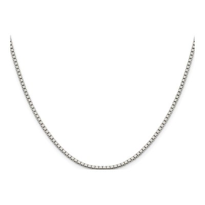 Sterling Silver 1.9mm Box Chain – view 2