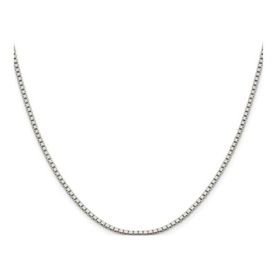 Sterling Silver 1.9mm Box Chain – view 2