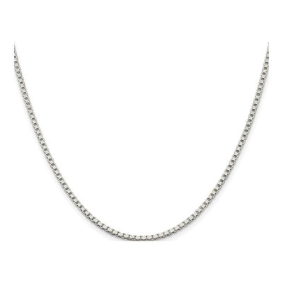 Sterling Silver 2mm Box Chain – view 2