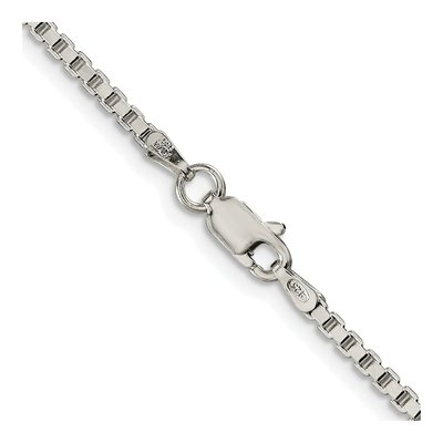 Sterling Silver 2mm Box Chain – view 3