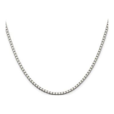 Sterling Silver 2.5mm Box Chain – view 2