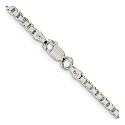 Sterling Silver 2.5mm Box Chain – view 3