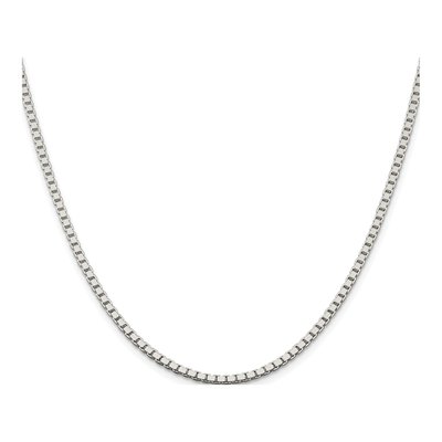 Sterling Silver 2.5mm Box Chain – view 2
