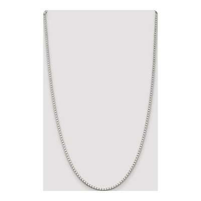 Sterling Silver 2.5mm Box Chain – view 4