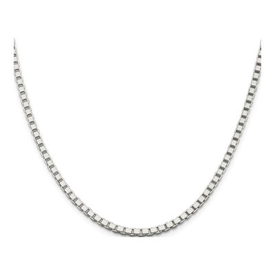 Sterling Silver 3mm Box Chain – view 2