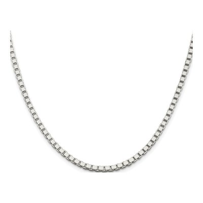Sterling Silver 3mm Box Chain – view 2