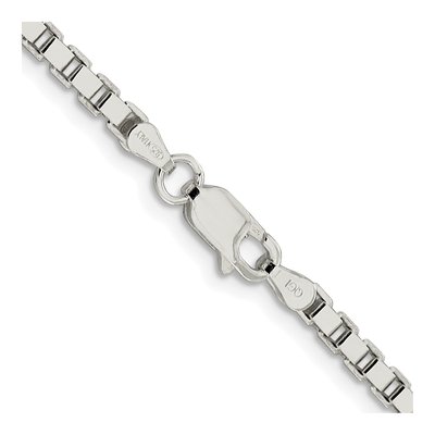 Sterling Silver 3mm Box Chain – view 3