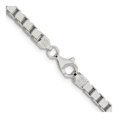 Sterling Silver 3.75mm Box Chain – view 3