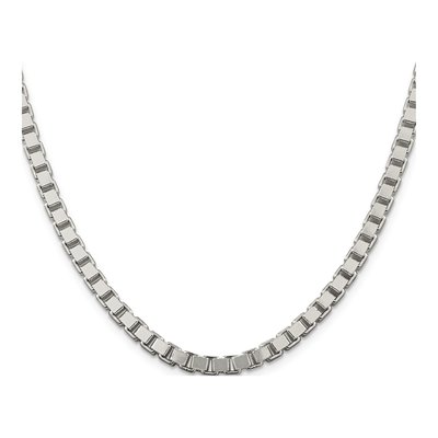 Sterling Silver 4.5mm Box Chain – view 2