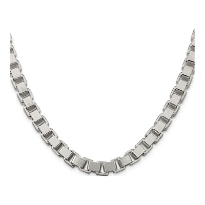 Sterling Silver 7mm Box Chain – view 2