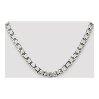 Sterling Silver 7mm Box Chain – view 4