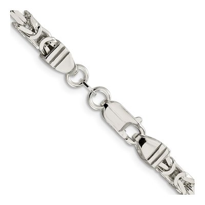 Sterling Silver 4.25mm Byzantine Chain – view 3