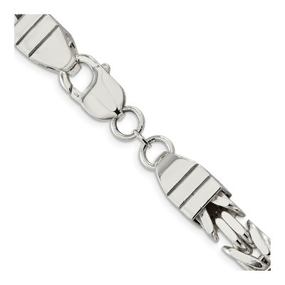Sterling Silver 8.25mm Byzantine Chain – view 3