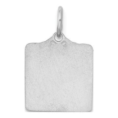 Sterling Silver Pink Birth Certificate Charm – view 4