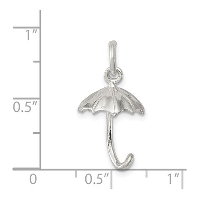 Sterling Silver 3-D Umbrella Pendant – view 4