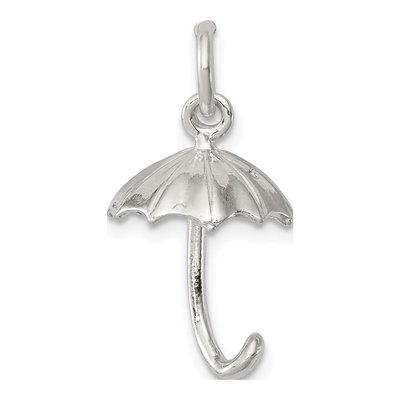 Sterling Silver 3-D Umbrella Pendant