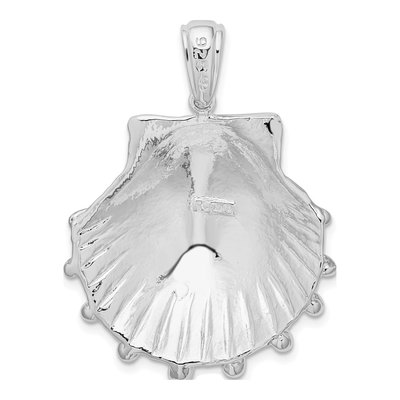 Sterling Silver Lion's Paw Shell Pendant – view 4