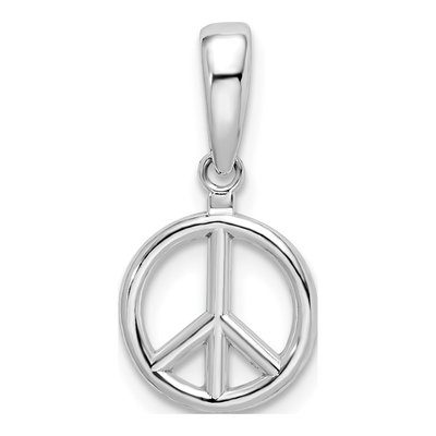 Sterling Silver Kids' Peace Symbol Pendant