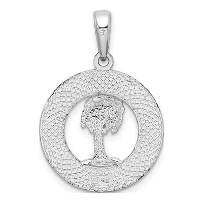 Sterling Silver Hilton Head Palm Tree Pendant – view 4