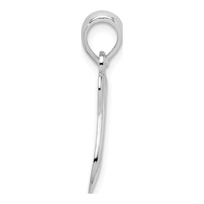 Sterling Silver Swan Cut-Out Baby Pendant – view 3