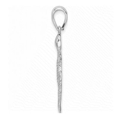Sterling Silver Gecko Pendant – view 3
